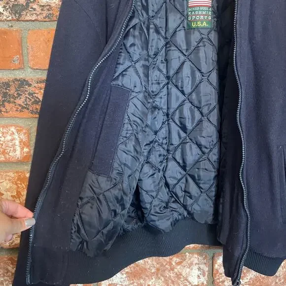 Vintage American style wool jacket Men